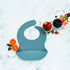 Silicone Baby Bib Blue-Nil-Matakana Pharmacy
